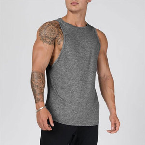 Vêtements de musculation de marque pour hommes, débardeur solide, vêtements de gym, gilet Patchwork en coton, chemise musclée sans manches, Singlets de Fitness - Product Image 1