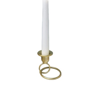 <b>Small</b> Designer Table Top Golden <b>Candle</b> Holder Home Decor Christmas Use Dining Table Tealight Holder - Product Image 1