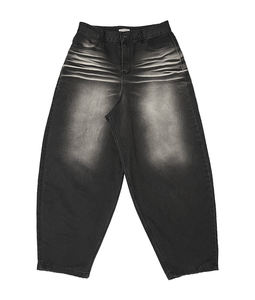 Pantalon ballon sable-lavage mode coréenne vêtements coréens hommes pantalons denim corée - Product Image 1