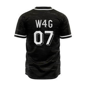 Camiseta de Béisbol y Softbol con Botones para Deportes Unisex, Camiseta de Béisbol al Por Mayor con Logotipo Personalizado - Product Image 2