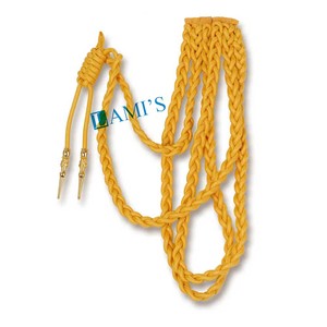 สายชุดยูนิฟอร์ม aiguillette แบบใหม่อุปกรณ์เสริมเครื่องแบบทำด้วยมือเงิน aiguillettes - Product Image 4