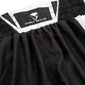 Pantalones cortos de boxeo personalizados de fábrica OEM 2024 para hombre, pantalones cortos de entrenamiento de Muay Thai, pantalones cortos de boxeo - Product Image 6