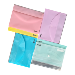Busta per Lettere Color Pastello con Chiusura a Bottone e Cerniera - Product Image 2
