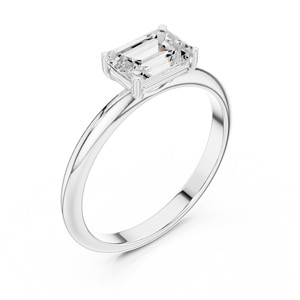 Bague nom couronne personnalisée 14K avec style ethnique diamant cultivé en laboratoire pour femme - Product Image 5