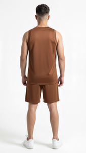 Maillot de basket-ball marron premium pour les équipes de compétition, les clubs d'entraînement, vêtements en maille respirante - Product Image 2