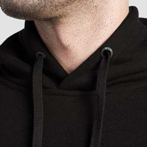 Sudadera con Capucha GAI Lifting Essential, 100% Poliéster, Felpa Francesa, Bordado 3D, Lavado Ácido, Impresión Serigrafiada, 500 Gsm, Color Negro - Product Image 6
