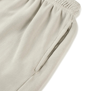 กางเกงขาสั้นผ้าขนแกะผ้าคอตตอนเนื้อนุ่มสำหรับเด็กผู้ชายรุ่น100% ยาวถึงเข่ามีสายรัดยาวถึงเข่า - Product Image 2