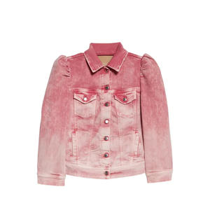 2025 nouveau Style logo personnalisé impression femmes veste en jean à la mode sur la taille avec coton remplissage vêtements longs à vendre - Product Image 5