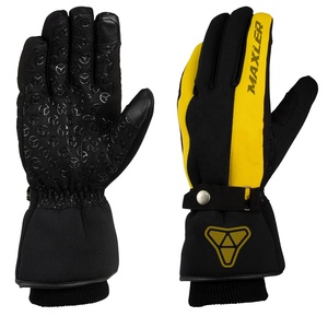 Gants de course de moto d'extérieur pour hommes, longs doigts, anti-collision, en fibre de carbone, antidérapants, en cuir durable. - Product Image 1