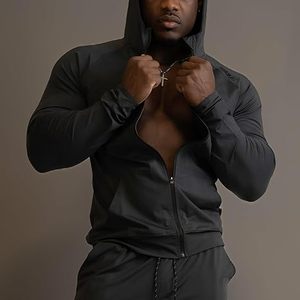 Wholesale Designer <b>Men</b> <b>Long</b> Outdoor Windbreaker <b>Jacket</b> Stand Hooded Lightweight Windproof Waterproof Breathable Casual Wear - Product Image 5