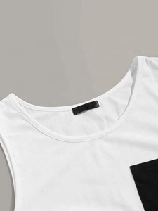 Date Hommes Gym Débardeur hommes singulet top logo personnalisé hommes gym fitness porter musculation stringer débardeur - Product Image 4