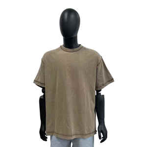 T-shirts pour hommes en vrac vente en gros coton de qualité supérieure à manches courtes vêtements d'été décontractés hauts à la mode acheteurs directs d'usine à bas quantité minimale de commande - Product Image 1