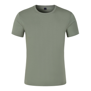 Últimas camisetas de algodón liso para hombre informales de alta calidad 220 GSM de verano, Camiseta básica estampada - Product Image 4