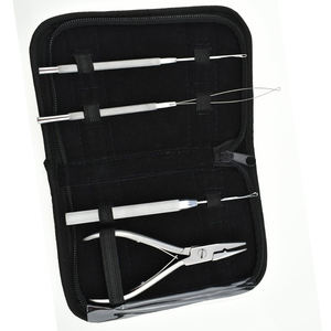 เครื่องมือต่อผมคุณภาพสูง คีมหนีบผม คีมสำหรับไมโครลิงค์ คีมสำหรับไมโครริงและลูกปัด ชุดคีมต่อผมปี 2024 - Product Image 2