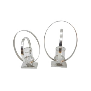 เชิงเทียนสำหรับงานแต่งงานและตกแต่งบ้านอุปกรณ์รับประทานอาหารตั้งโต๊ะเชิงเทียนแกะสลักด้วยมือ - Product Image 2