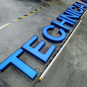 Custom Acrylic LED Channel <b>Letters</b> Wall Mount Outdoor Advertising 3D <b>Letter</b> Signs for Business - Product Image 2