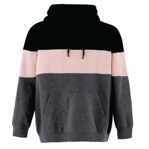 เสื้อฮู้ดแบบสวมหัวสำหรับผู้ชายเสื้อฮู้ดแบบลำลองสีตัดกัน - Product Image 1