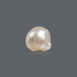 Perle d'eau douce naturelle blanche pour la fabrication de bijoux (6,59 carats) - Product Image 1