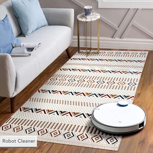 Tapis d'intérieur bohème aztèque Netline, doux, durable, à poils ras, pour salon, chambre à coucher, couloir - Tapis Depot Home Collection - Product Image 4