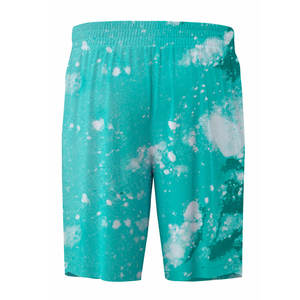 Shorts d'été décontractés pour hommes, taille mi-haute, en toile avec taille élastique et poches latérales, imprimé numérique - Product Image 2