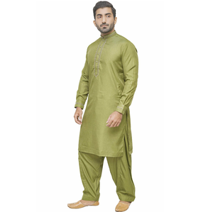 Shalwar Kameez pour homme, couleur unie respirante, style décontracté, best-seller, haute qualité, fabriqué au Pakistan, shalwar kameez indien pour homme - Product Image 1