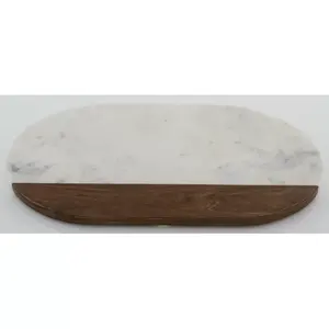 Nouveau plateau de service en marbre en bois de qualité supérieure de haute qualité plateau de service de qualité durable pour la maison hôtel utilisation en gros pas cher quantité minimale de commande - Product Image 5