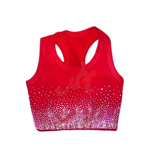 Sujetador deportivo elástico con diseño atlético para entrenamiento y práctica de deportes activos - Product Image 2