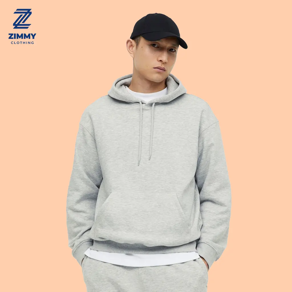 Exportar sudaderas con capucha en blanco Algodón francés Terry Sudadera con capucha sudaderas con capucha de entrenamiento