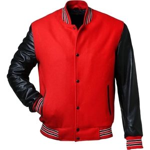 New 2026 Custom Logo varsity Jacket with Embroidery College CollegeBaseballjacket for men - Product Image 3