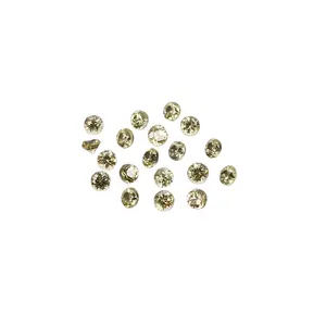 Zaffiro giallo naturale taglio rotondo 1.05 Cts 59 pezzi lotto di pietre preziose per la creazione di gioielli