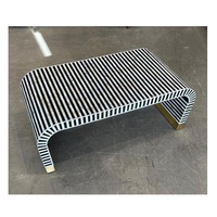 Vintage kalite Modern tasarım kemik kakma sehpa konsol End masa oturma odası mobilya için ev dekorasyon öğeleri Homeware
