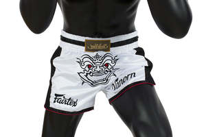 Fairtex alta calidad Premium Muay Thai Shorts Unisex Kick Boxing MMA Shorts sublimación bordado artes marciales gimnasio adultos BJJ - Product Image 4