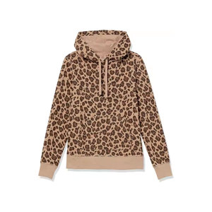 Women Winter Streetwear Printed <b>Knitted</b> Hoodies with Front Logo Eco-Friendly & Comfortable - Product Image 1