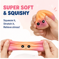 Jouets anti-stress personnalisés en mousse PU, en forme de boulette vapeur Kawaii, à remontée lente, à presser, avec cuiseur vapeur