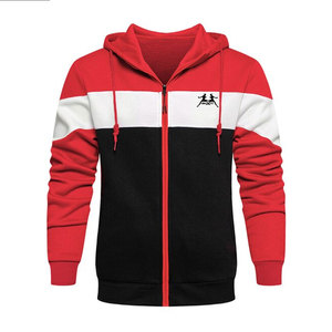 Sudadera con capucha cómoda con cremallera, acabado suave y capucha ajustable para uso diario, sudadera básica con cremallera. - Product Image 1