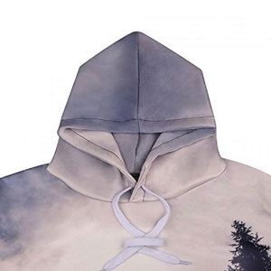 Sudadera de Felpa para Hombre de Alta Calidad, Mezcla de Algodón Grueso, con Logotipo Personalizado, Impresión Digital, Ropa Urbana para Invierno - Product Image 5