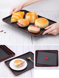 Platos y Bandejas Antideslizantes de Plástico Moldeado por Inyección Personalizados Win-Win para Restaurantes, Cantinas, Hoteles, Bufés, Rectangulares, 0.02-0.05mm - Product Image 6