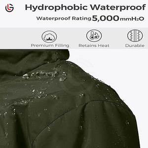 Wholesale Custom Logo Polyester Made Women Puffer Jacket <b>Waterproof</b> Women Parkas Puffer Jacket - Product Image 4