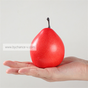 Modelo de fruta sintética de peras <span class=keywords><strong>Anjou</strong></span> Rojas realistas de alta calidad para comercialización visual y exhibición minorista - Product Image 1
