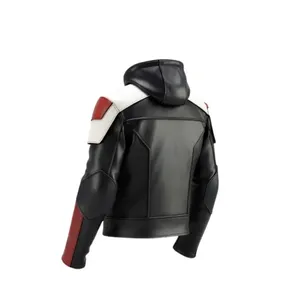 Wholesale <b>Men</b>’s Premium Panelled Leather <b>Biker</b> <b>Jacket</b> - Product Image 3