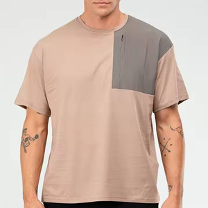 เสื้อวิ่งออกกำลังกายผู้ชายผ้าฝ้ายพร้อมแผงเสื้อกล้ามสำหรับใส่ออกกำลังกายเล่นยิมฟิตเนสโลโก้ได้ตามต้องการ - Product Image 6