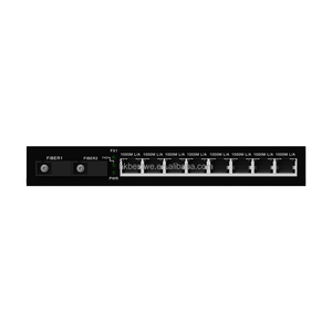 Low Price Single-Mode Single Fiber 2SC to 8RJ45 Fiber Optic <b>Ethernet</b> Converter 3KM - Product Image 6