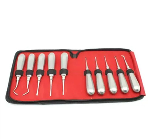 Élévateurs dentaires manuels luxateurs réutilisables en acier inoxydable, lot de 10 pièces, légers et de haute qualité pour chirurgie dentaire - Product Image 3