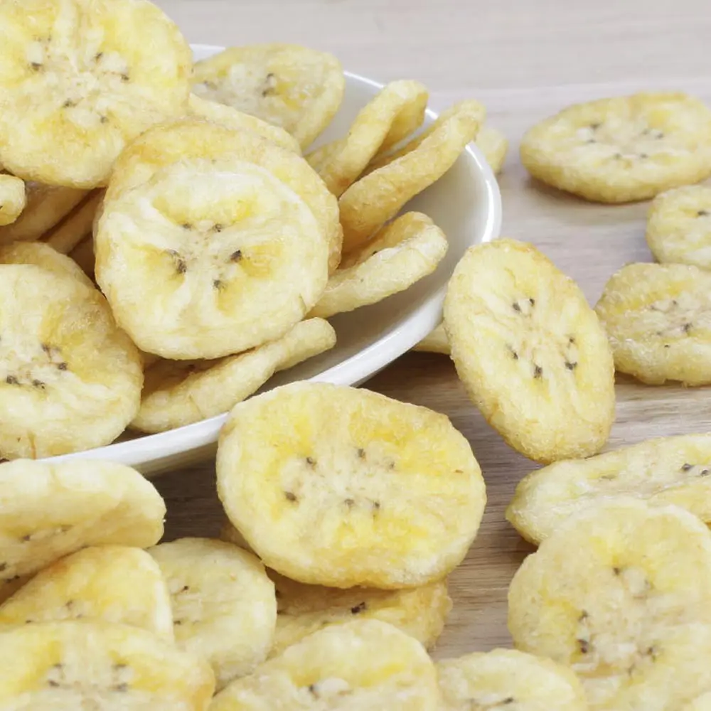 Dried bananas - food for dieters