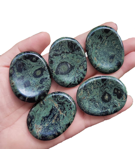 Pulgar piedra Kambaba jaspe piedra preocupación pulgar natural cristal curación piedra preciosa preocupación - Product Image 6