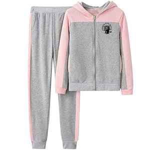 <b>Women's</b> Customized Logo Zip <b>Cardigan</b> Jogger Sets Winter Sweat Suits with Matching Tracksuits Wholesale Blank Jogging Suits - Product Image 2