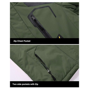Vente en gros, prix bon marché, Sports de plein air, coque souple pour hommes, coupe-vent, imperméable, veste pour hommes - Product Image 4