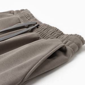 Pantalon de survêtement personnalisé en tissu lourd pantalon de survêtement intérieur en polaire pour hommes pantalon de survêtement à jambes larges pantalon de survêtement d'hiver pantalon pour hommes lavé - Product Image 4