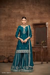 ผู้จัดจำหน่ายอินเดียที่สง่างามและสง่างามเหนือกาลเวลาแบบดั้งเดิม: งานฝีมือปากีสถาน salwar kameez ราคาถูก - Product Image 3