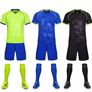 儿童成人足球球衣男孩足球套装短袖足球服儿童足球运动服团队运动衫